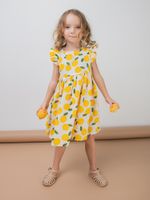 Платье хлопковое "Апельсины"