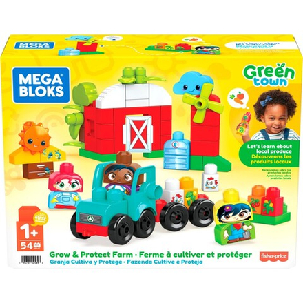 Fisher-Price Mega Bloks - Экоферма Набор блоков EKO HDL07