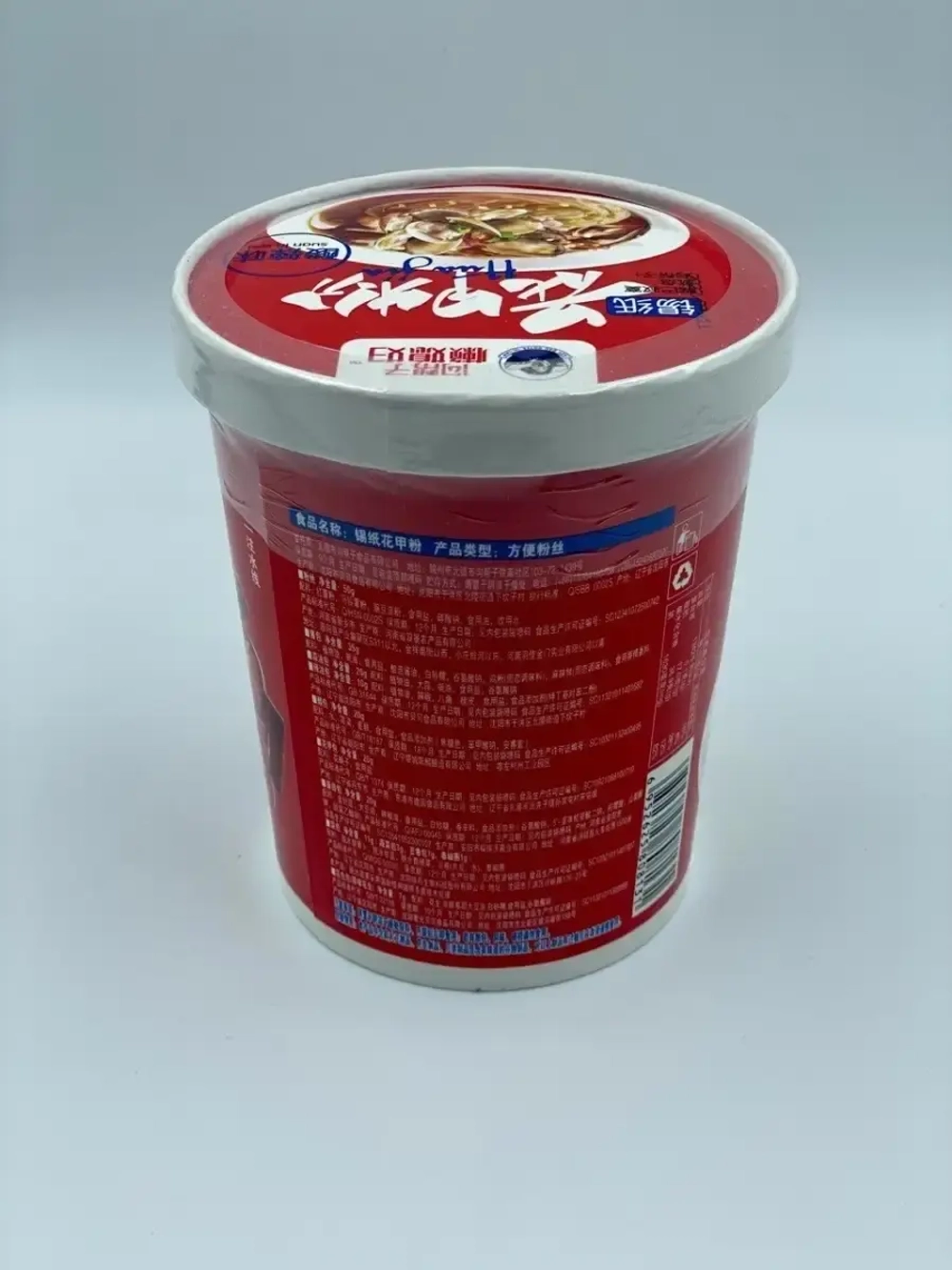 Китайская суп лапша с мидиями быстрого приготовления/ Лапша с мидиями и морепродуктами, Huajia