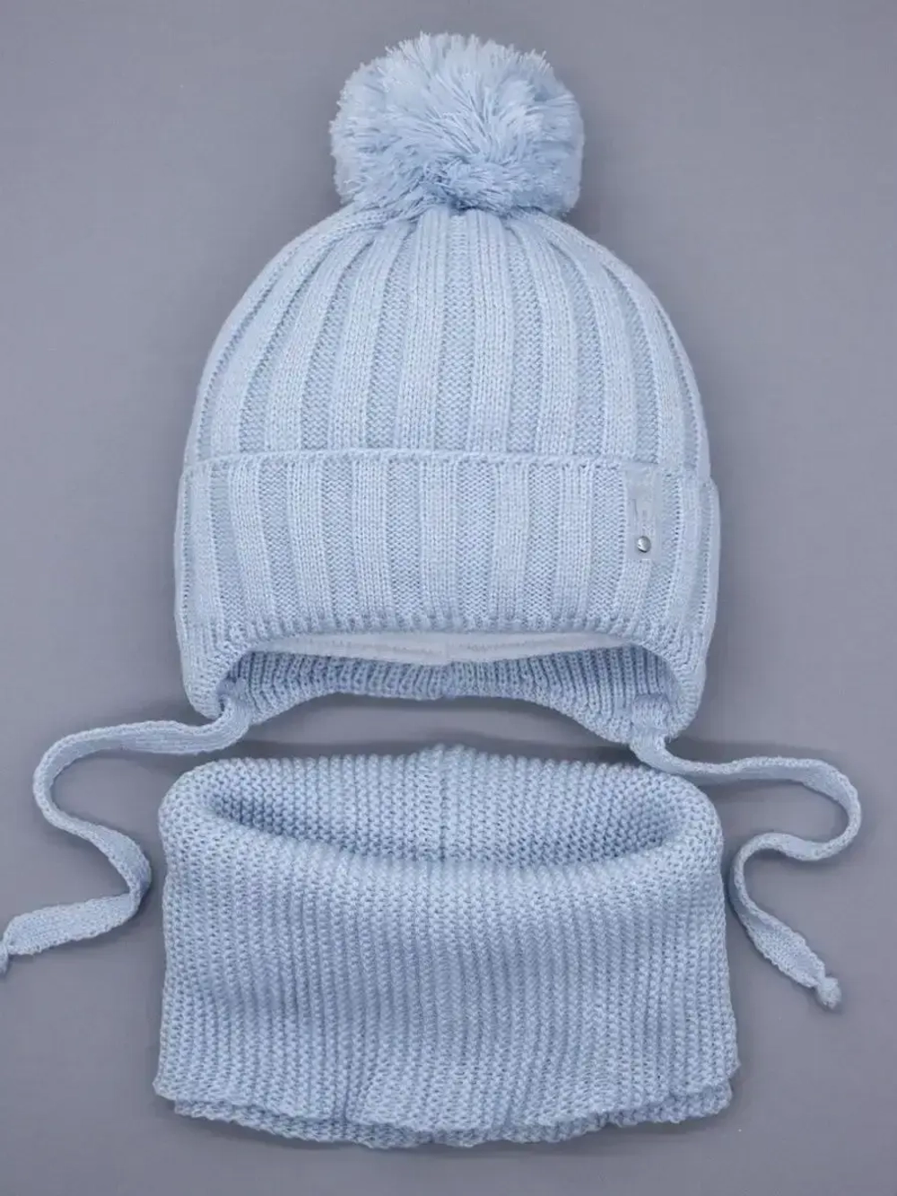 Шапка для девочек осенняя и снуд