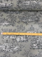 Гобеленовая ткань Туаль Пагода Зелень ширина 280 см