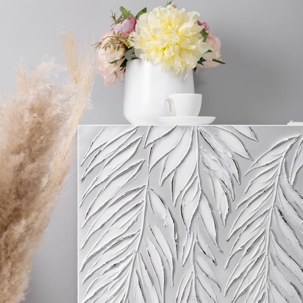 Комод Тропик Классика с 2-мя полками Айс Сильвер