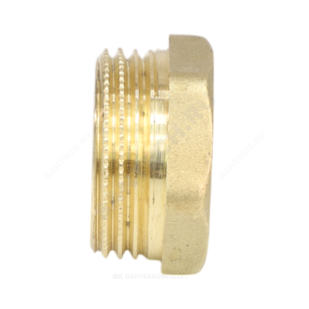 Заглушка латунь Ду 20 (3/4") НР LD LD.65.505.20