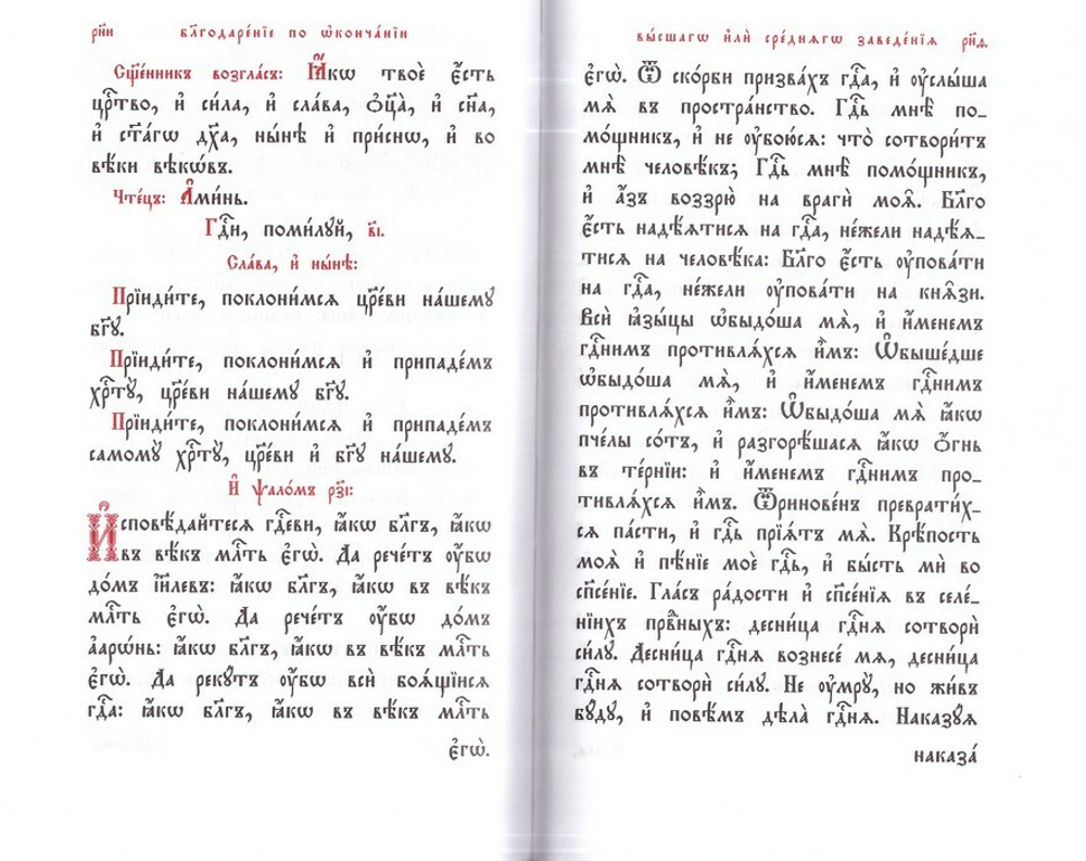 Молебны о супружестве, супрузех, чадех и болящих (на церковнославянском языке)