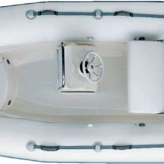 Лодка надувная ZODIAC Cadet 260 RIB NEO хайпалон-неопрен ( бело-серый )