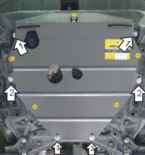 Защита двигателя для Honda CR-V (2006-2012) MOTODOR.70809