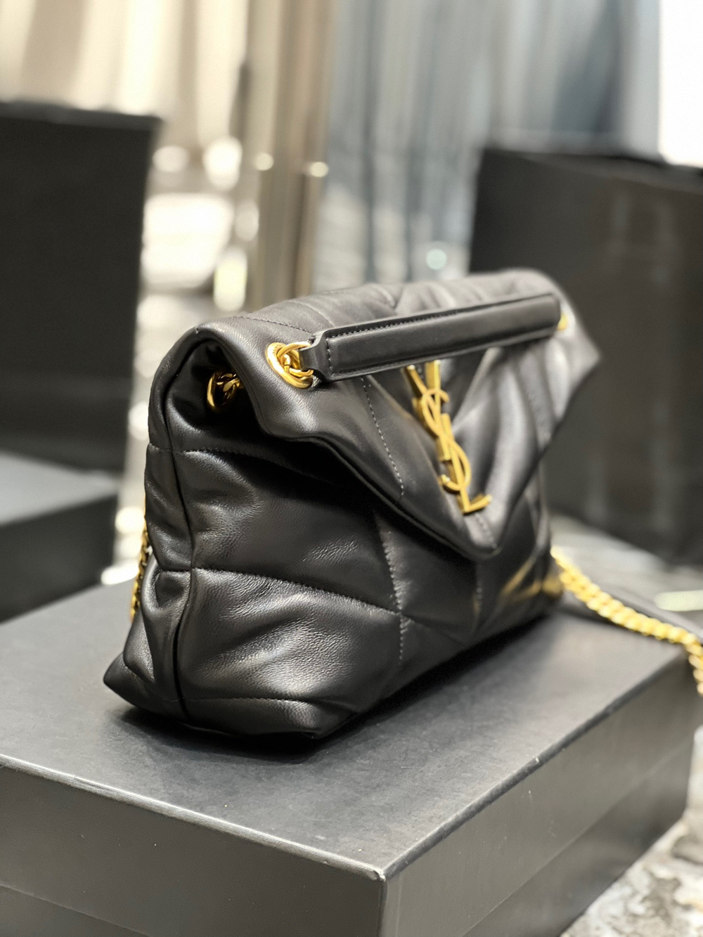 Saint Laurent Loulou Puffer Bag 29 cm