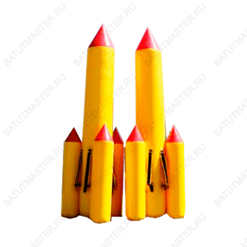 Надувная командная игра "Летучая ракета"