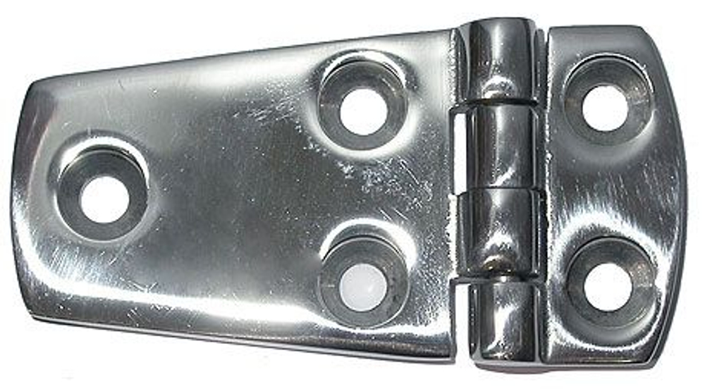 Петля для лодки и автофургонов из нержавеющей стали/морская петля для люка трапецевидная разновеликая, 57х38 мм