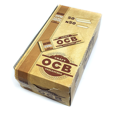 Бумага для сигарет блок "OCB" Craft SIngle 50л*50шт