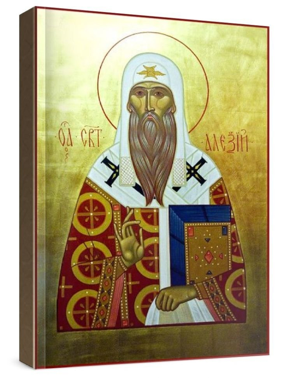Алексий, митрополит Московский (рукописная икона)