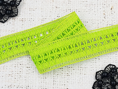 Кружево хлопковое/Тесьма вязаная, ш. 3,2 см (пр-во Беларусь)