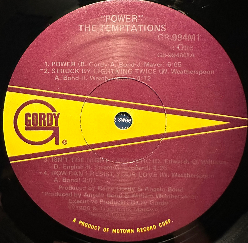 The Temptations - Power (США 1980г.)