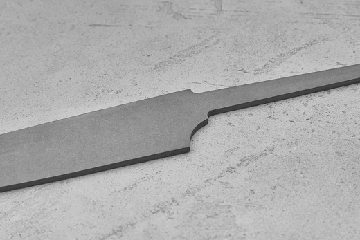 Заготовка для ножа, сталь VG-10 2,8мм. Модель "Аппарель ГУ145" с клинком 145мм, ТО 62-63HRC