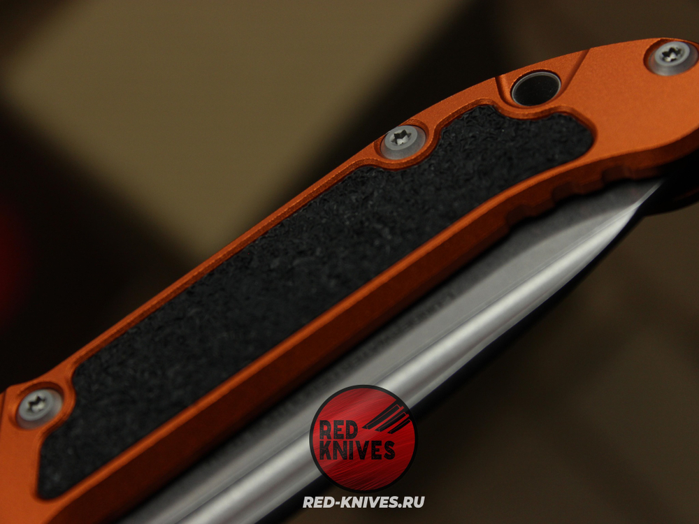 Нож Microtech ORG LUDT Gen III Standard S/E - клинок серый, оранж рукоять