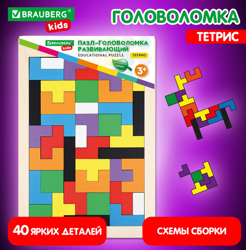 ИГРА развивающая ГОЛОВОЛОМКА Тетрис (201400469)
