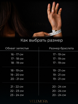 Браслет женский на руку из гематита и нержавеющей стали