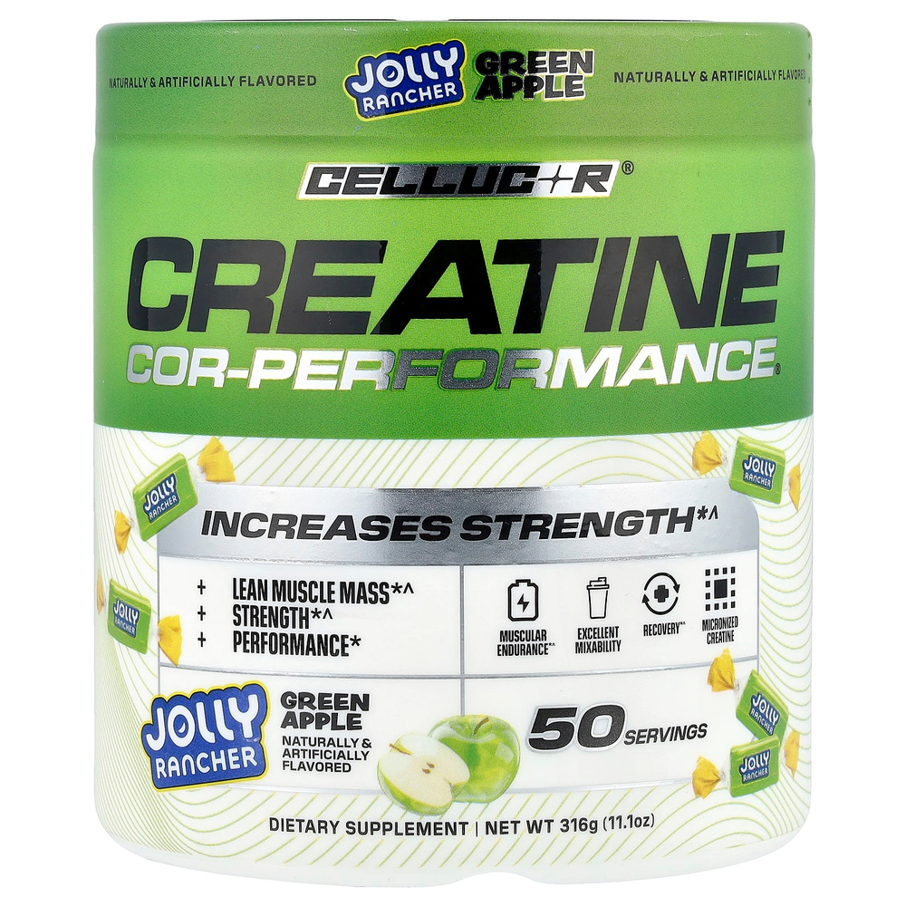 C4 / Cellucor, COR-Performance®, креатин, со вкусом зеленого яблока, 316 г (11,1 унции)