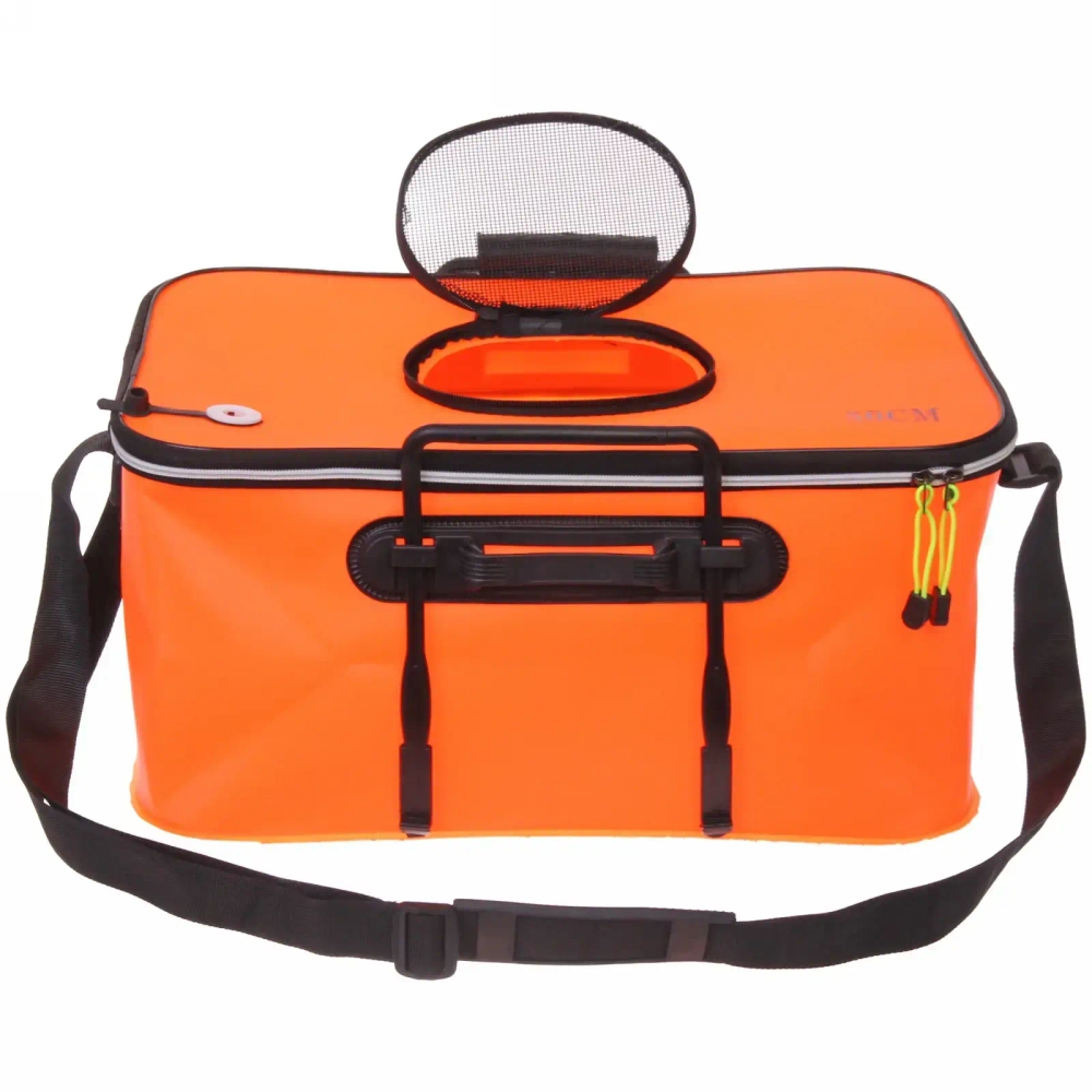 Ведро складное туристическое с крышкой 35л 25*50*28см