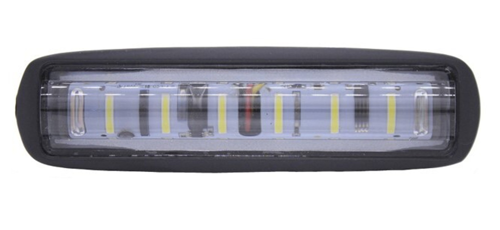 Прожектор LED-СТГ -прямоуг (WHITE-RED-BLUE) 30W (155*60*40) Lens+6LED шт (W1418 R-B-W) NTS