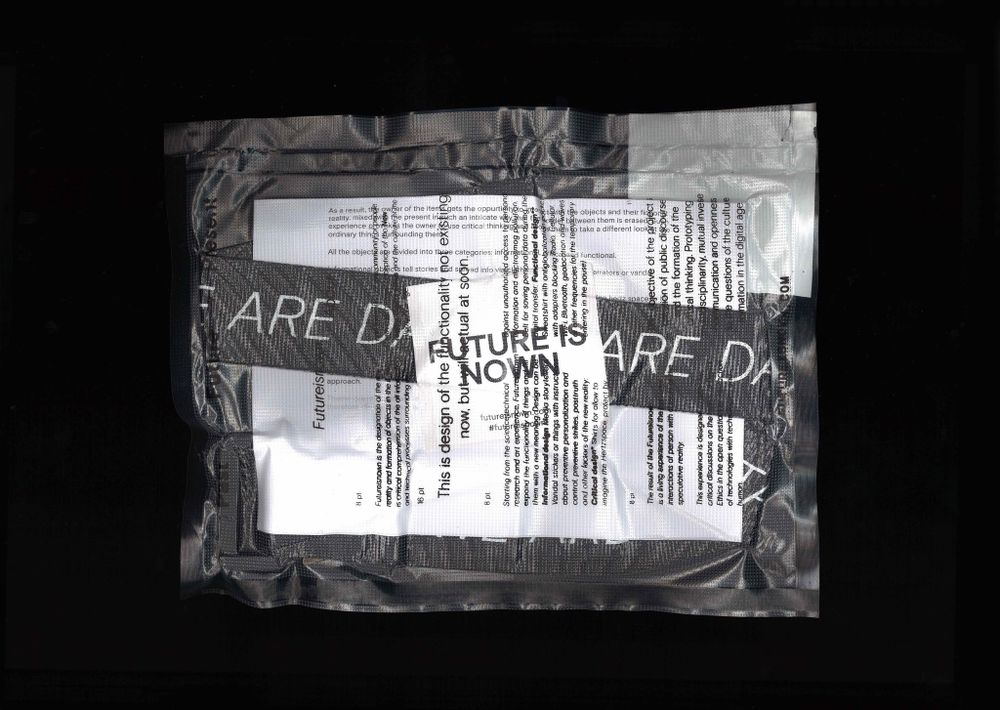 Ремень Futureisnown Post-digital Transfer Черный