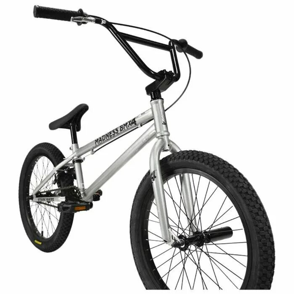Велосипед Stark Mandess BMX 4 серебристый/черный