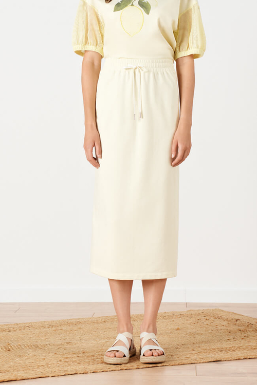 4880 Юбка женская (сливочный)