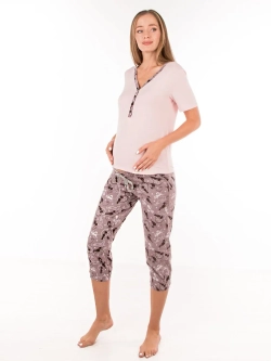 Пижама для беременных и кормящих мам