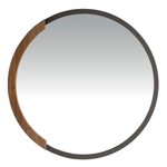 Зеркало настенное 3247/CPMR37 в раме из черной стали