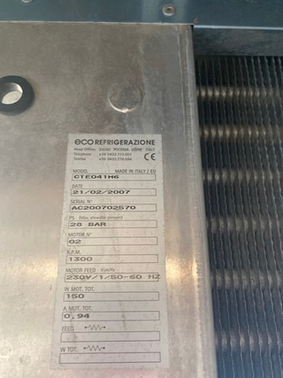 испаритель фреона ECO CTE041M6