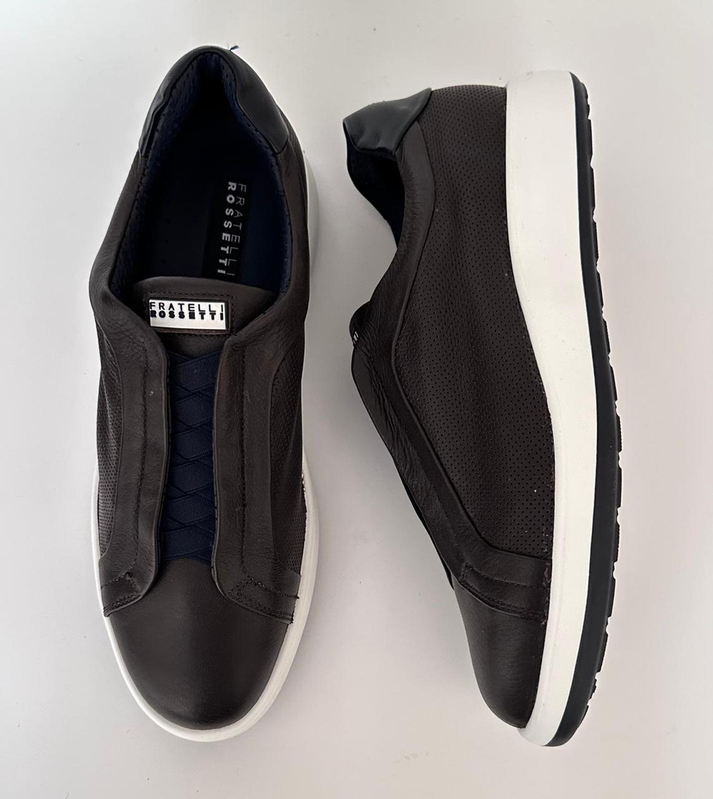 Кроссовка мужские Fratelli Rossetti кожаные коричневые