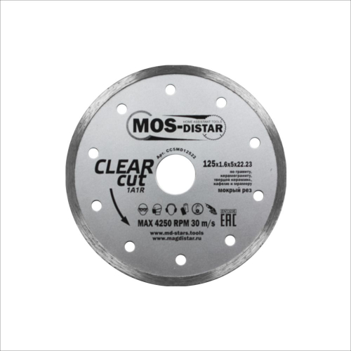 МОS-DISTAR Диск алмазный 1A1R Clear Cut (Чистый рез) 115х1,6х5х22,23