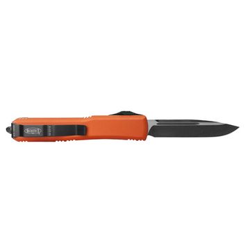 Автоматический нож Microtech Ultratech Satin 121-1OR c клинком из стали CTS-204P, рукоять алюминий