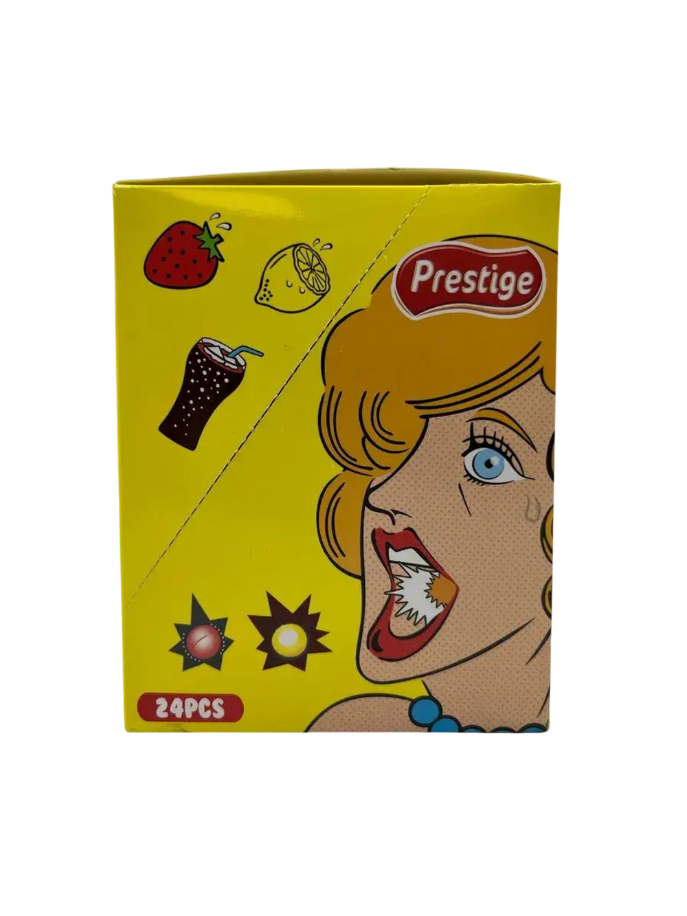 Супер кислые фруктовые леденцы, 24шт