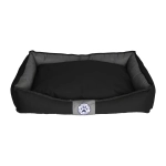 лежанка для небольшой собаки 75х50 см черная