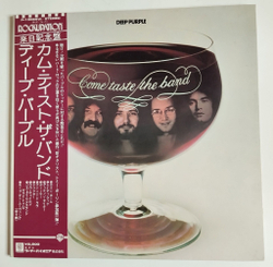 Винтажная виниловая пластинка LP Deep Purple Come Taste The Band (Japan 1975) (Obi) (NM)