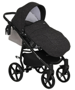 Детская коляска Tutis Novo Reflective 3 в 1 1142289 Кожа Pearl Metalic/Black Reflective Print