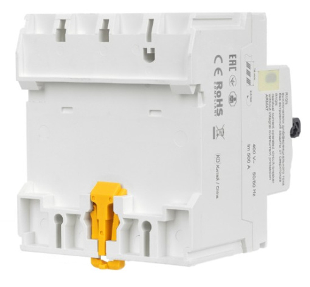 Выключатель дифференциального тока (ВДТ, УЗО) дифференциальный IEK AR-R10N-4-100AS300