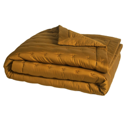 Одеяло Покрывало-одеяло ALCOVE AMBRE 270х250 Blanc des Vosges 270x250 Янтарный