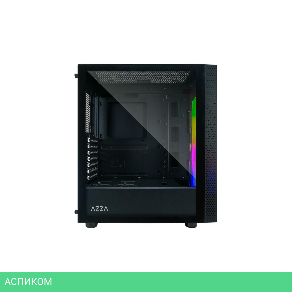 Корпус Azza Celesta F черный без БП (CSAZ-340F)