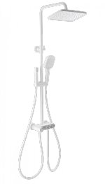 Душевая система с термостатом WONZON & WOGHAND MUSE Corno WW-B3112-MW белый матовый