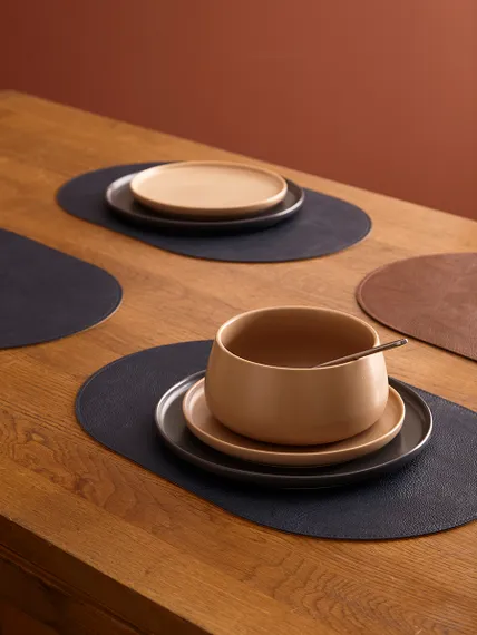 Набор из двух салатников бежевого цвета из коллекции essential, 800 мл