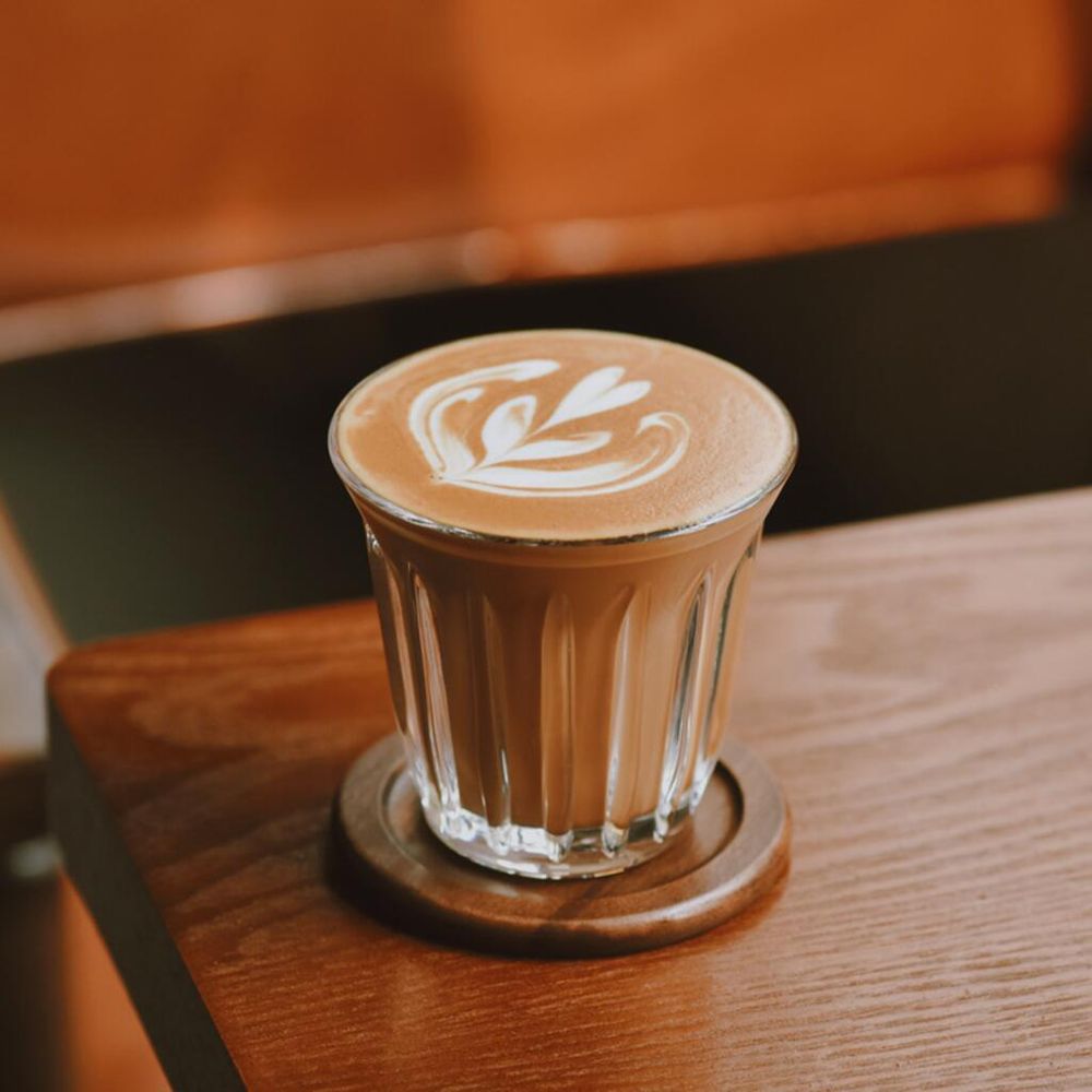 Чашка 90 мл кофейная без ручки ZINC Barista (Бариста) стекло P.L. Barbossa [1]