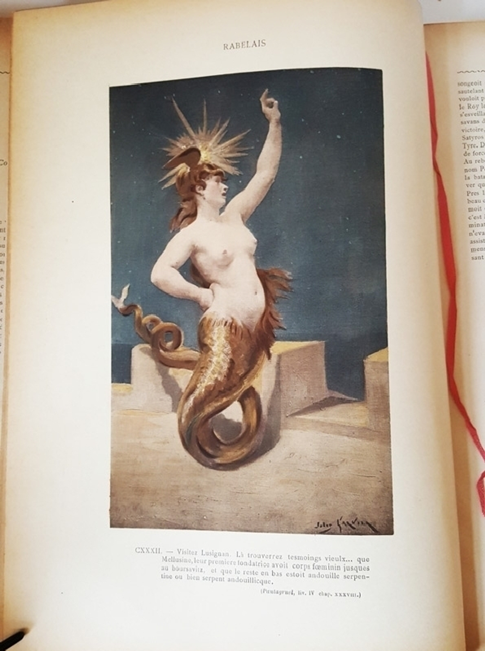 "Rabelais et loeuvre de Jules Garni (Рабле и творчество Жюля Гарни)"  1897 г.  Антикварная книга