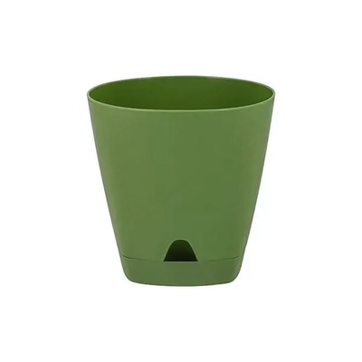 Горшок для цветов AMSTERDAM D 140 mm,35l с подставкой оливковый