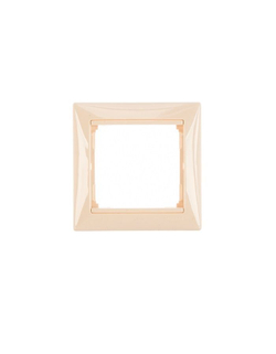 77 4351 Рамка 1 пост слоновая кость