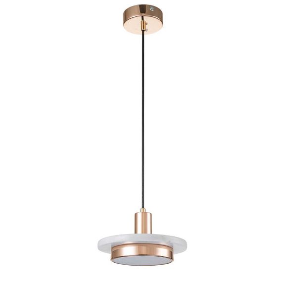 Подвесной светильник Escada 10260/1 LED*12W Gold/White marble