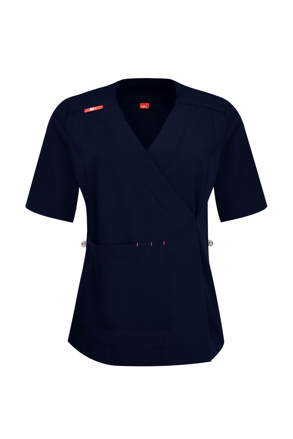 Топ с запахом медицинский женский Йошо, нэви хлопок