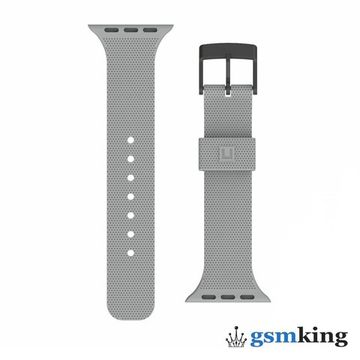 UAG DOT Textured Silicone Strap for Apple Watch 42|44|45mm Gray (Серый)19249K313030
