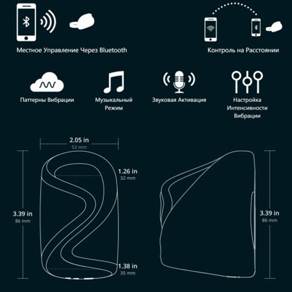 Массажер для головки полового члена "Gush" от Lovense